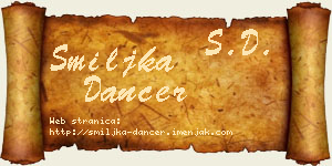 Smiljka Dancer vizit kartica